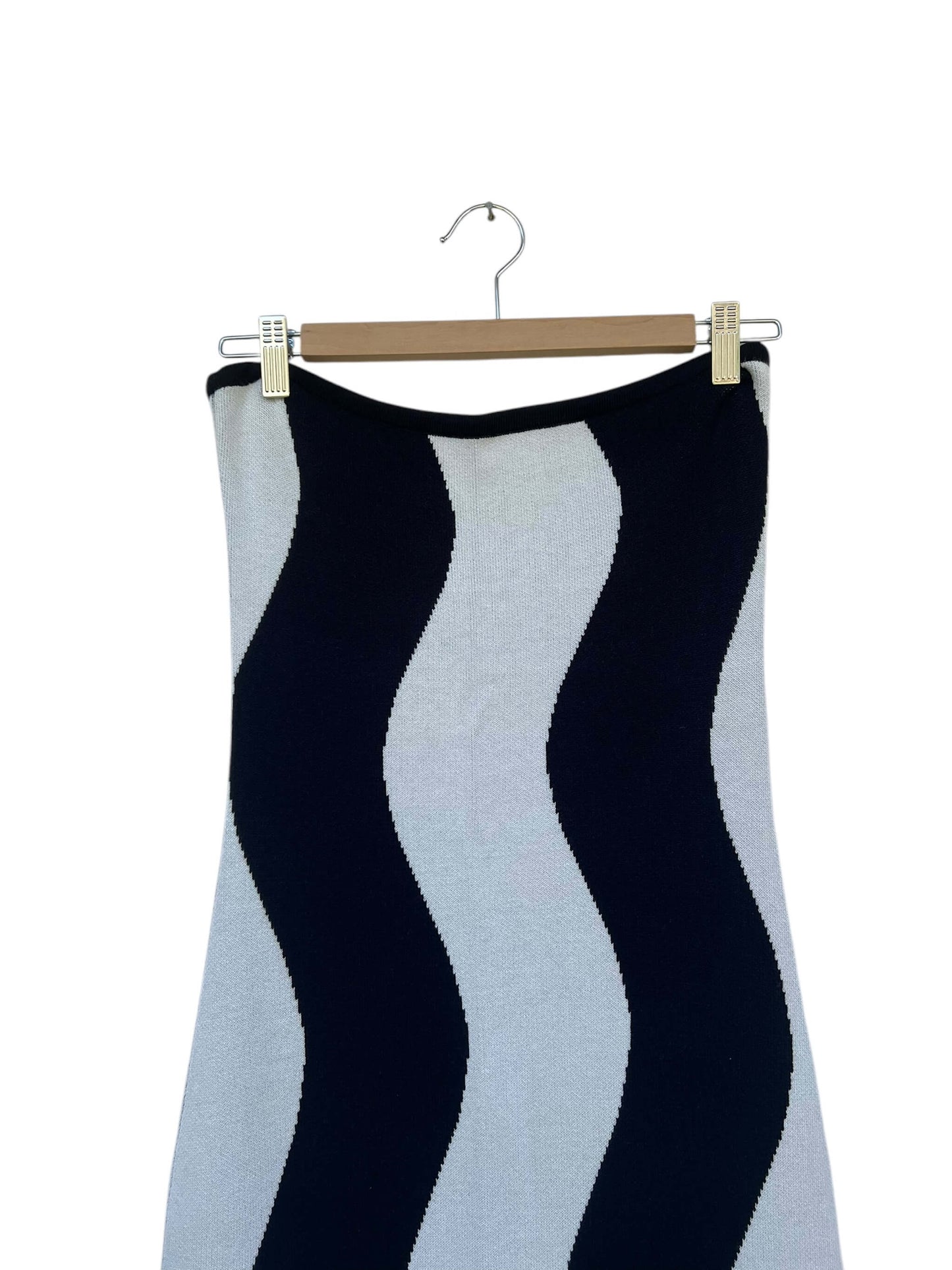 NA-KD Knitted Maxi Dress, Sz M