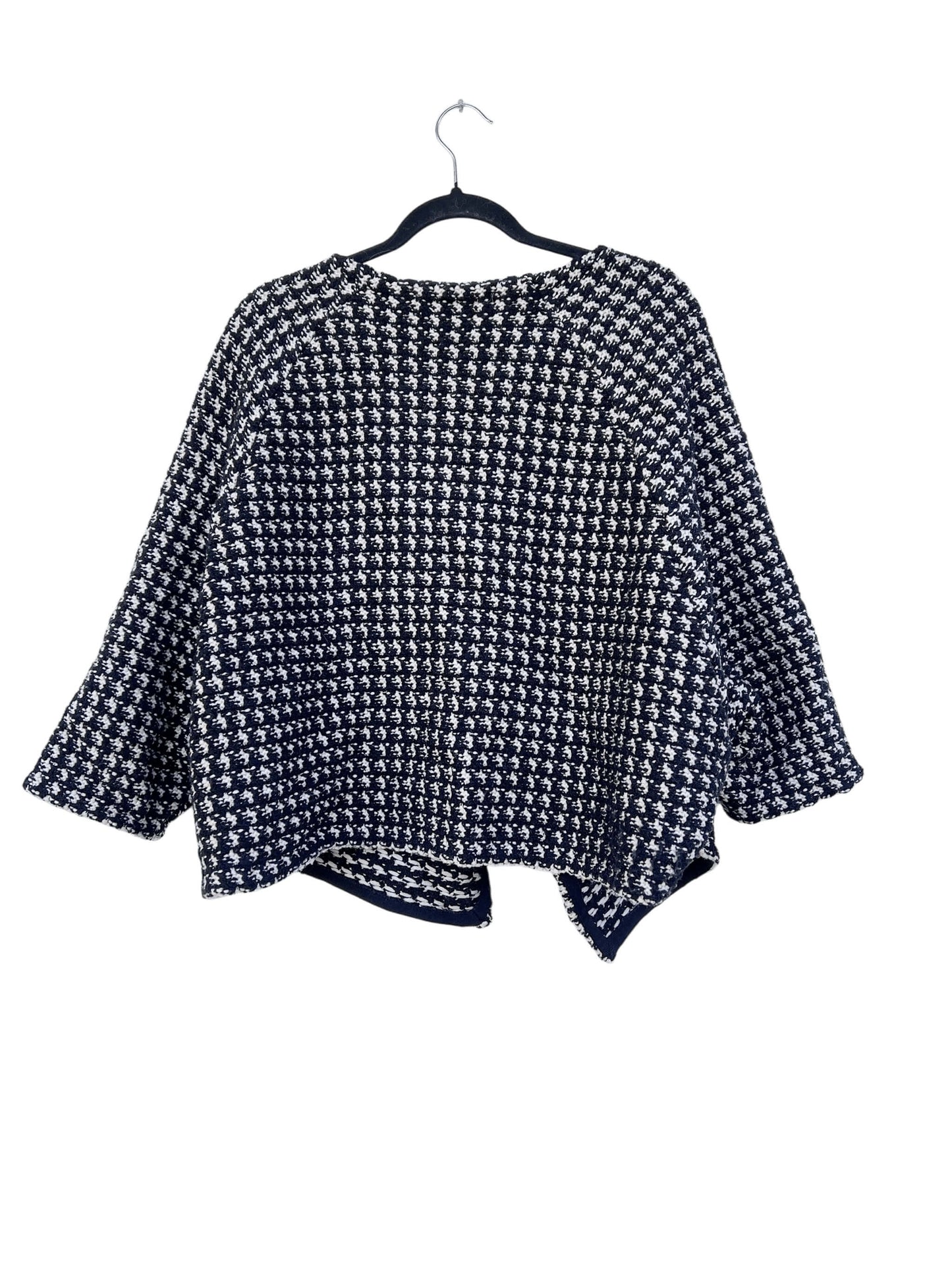 Christian Dior Houndstooth Jacket, Sz 12