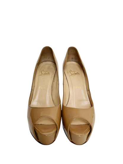 Christian Louboutin Platform Heels, Sz 38.5