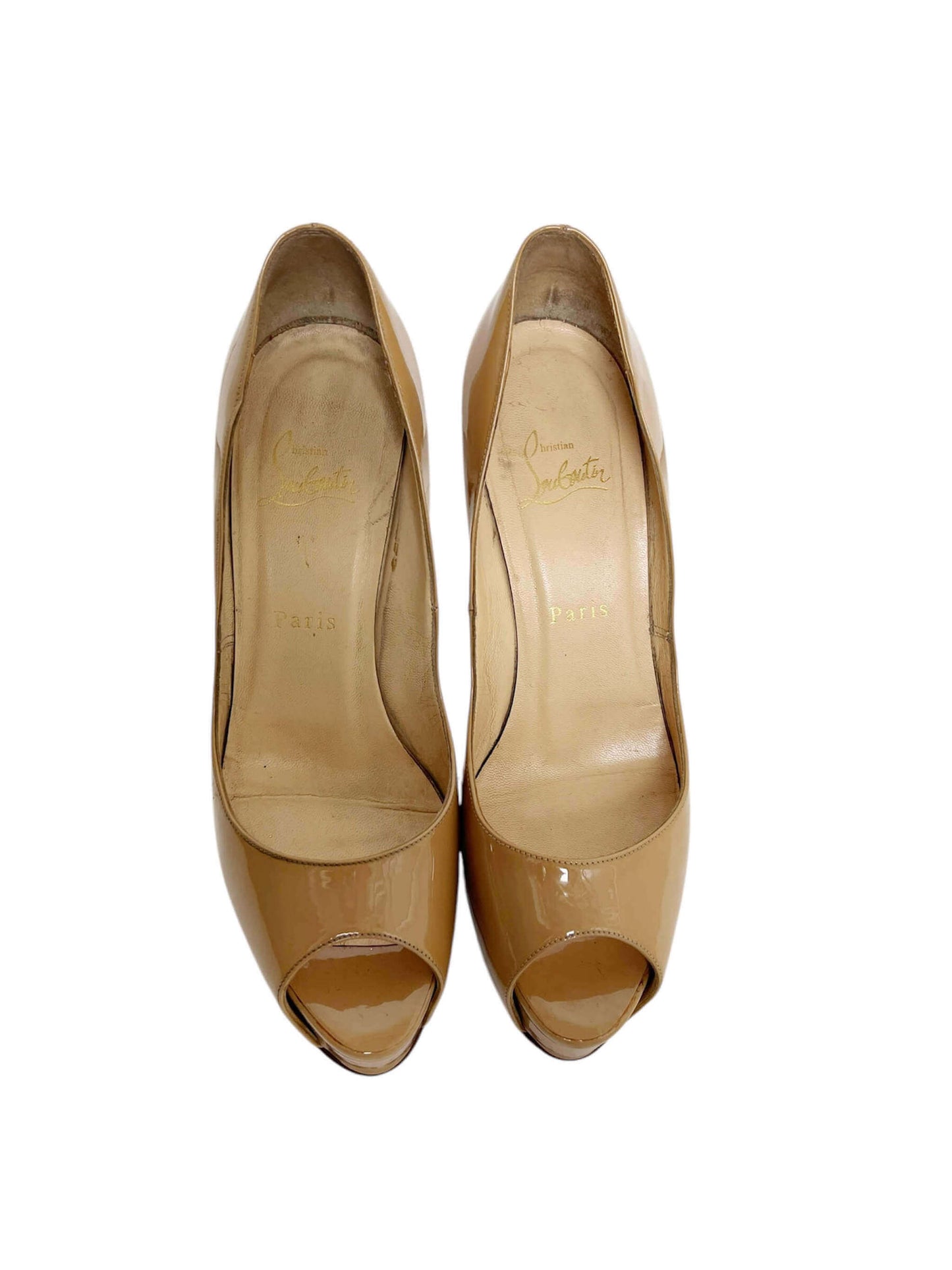 Christian Louboutin Platform Heels, Sz 38.5