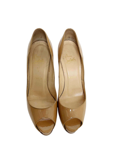 Christian Louboutin Platform Heels, Sz 38.5