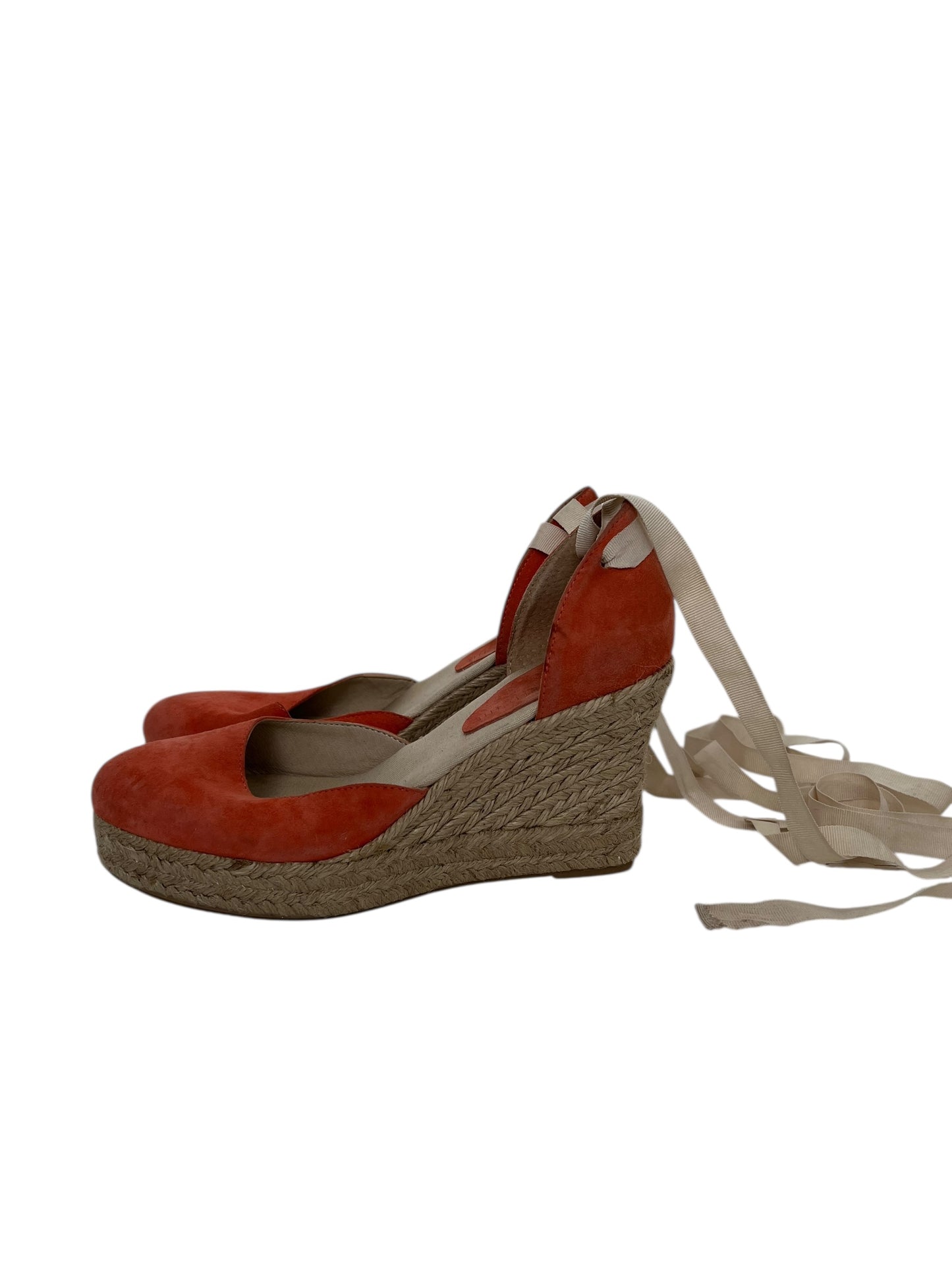 Dida Ritchie Suede Wedge Espadrille, Sz 38