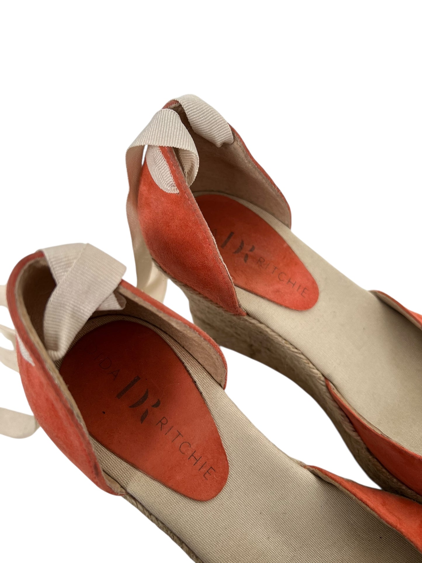 Dida Ritchie Suede Wedge Espadrille, Sz 38