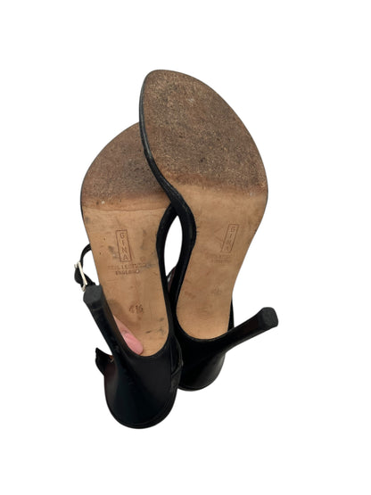 Gina Stappy Studded Heels, Sz 4.5