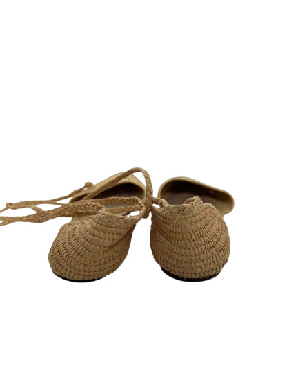 J Crew Straw Flats, Sz US 6
