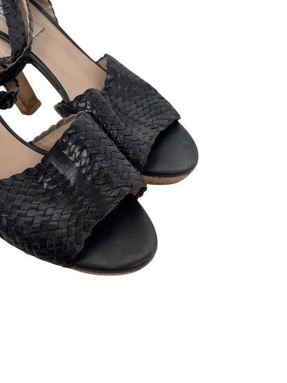 LK Bennett Woven Leather Heels, Sz 38