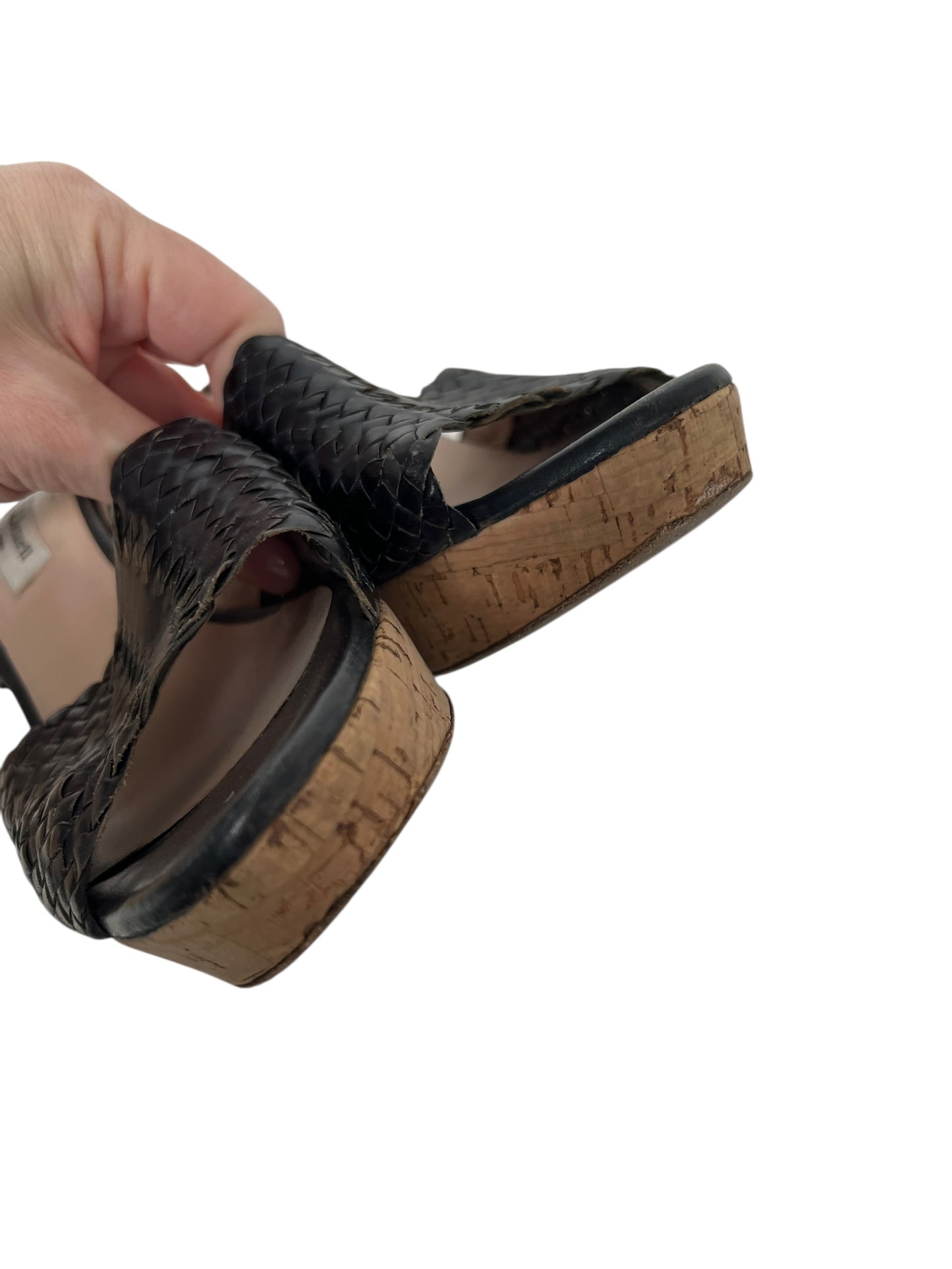 LK Bennett Woven Leather Heels, Sz 38