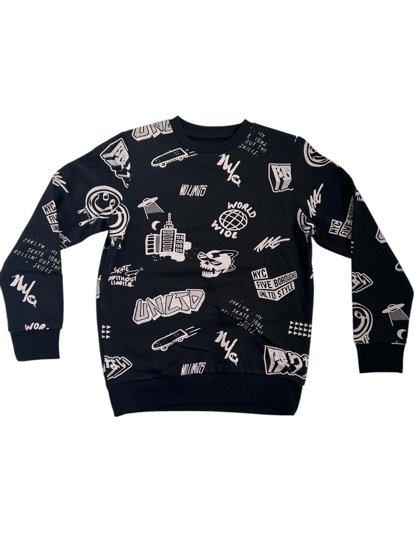 Next Graffiti Sweatshirt, Age 10
