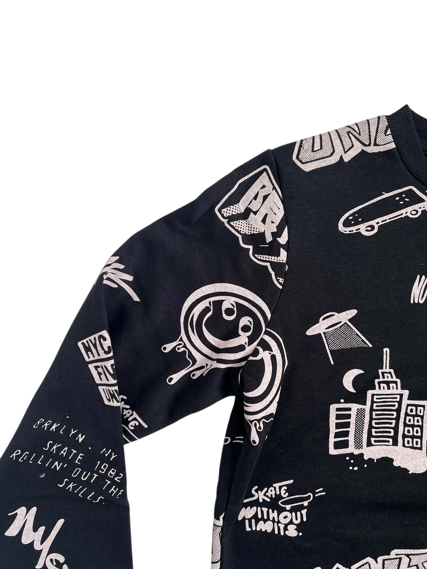 Next Graffiti Sweatshirt, Age 10
