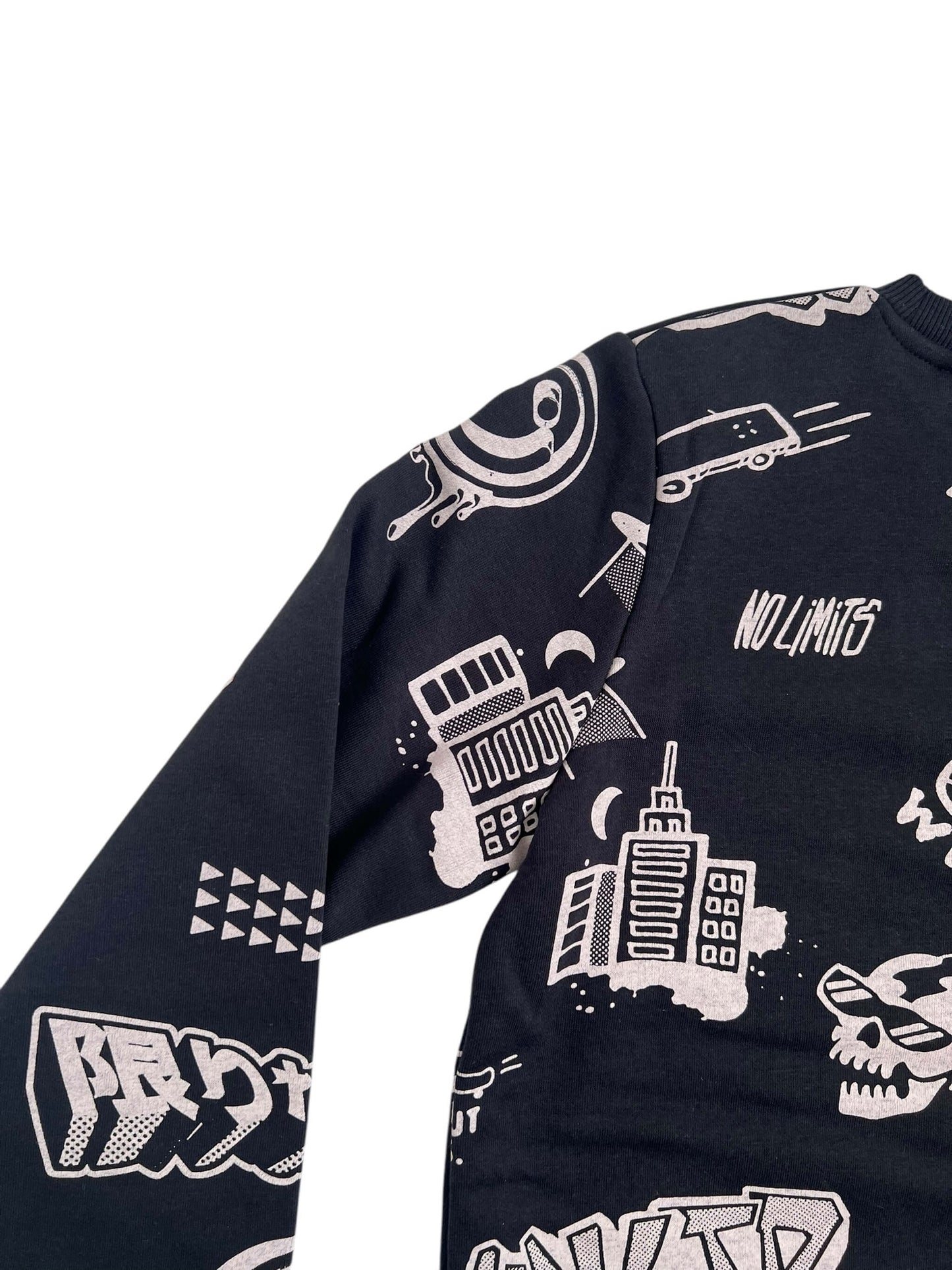 Next Graffiti Sweatshirt, Age 10