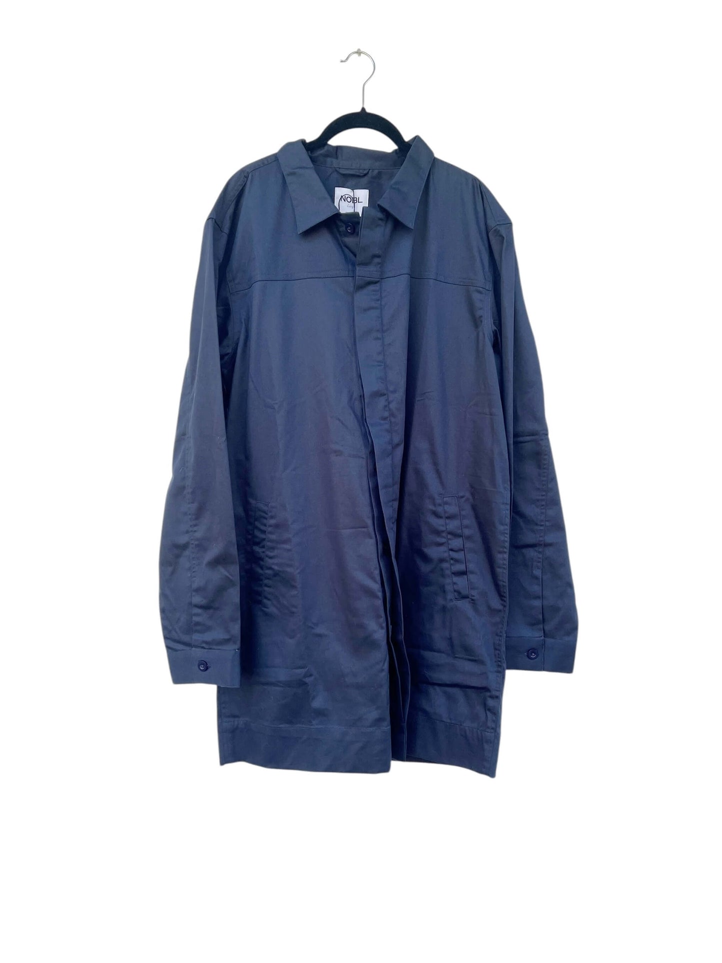 NOBL Long Line Coat, Sz L (New with Tags)