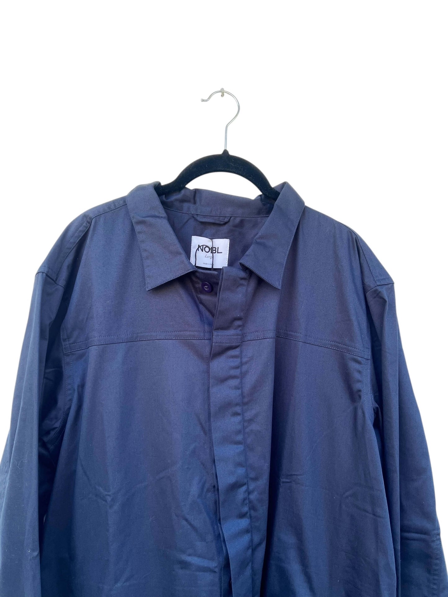 NOBL Long Line Coat, Sz L (New with Tags)