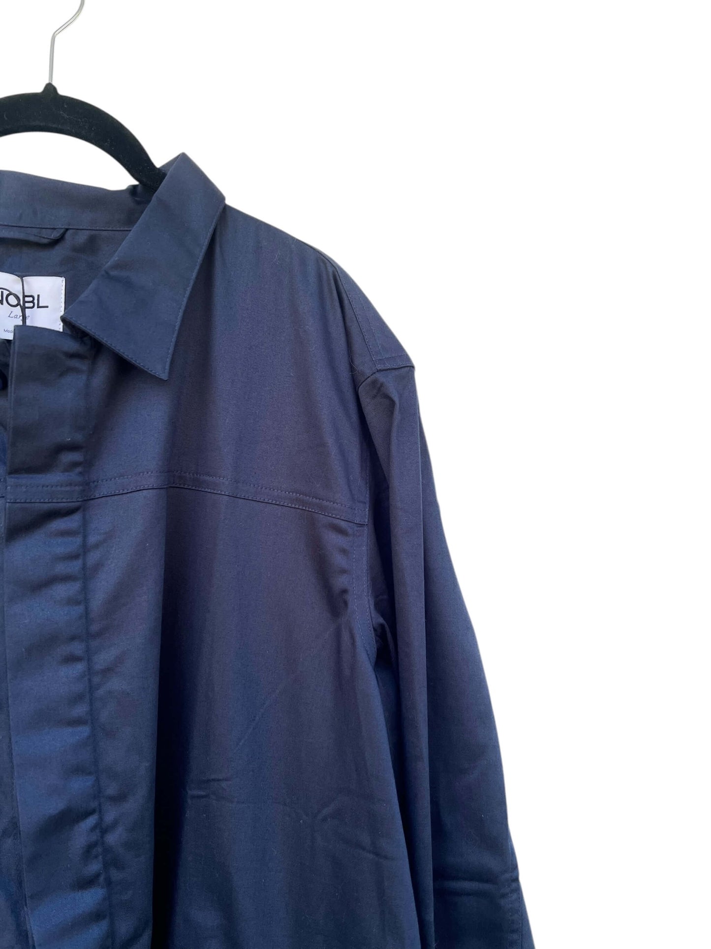 NOBL Long Line Coat, Sz L (New with Tags)