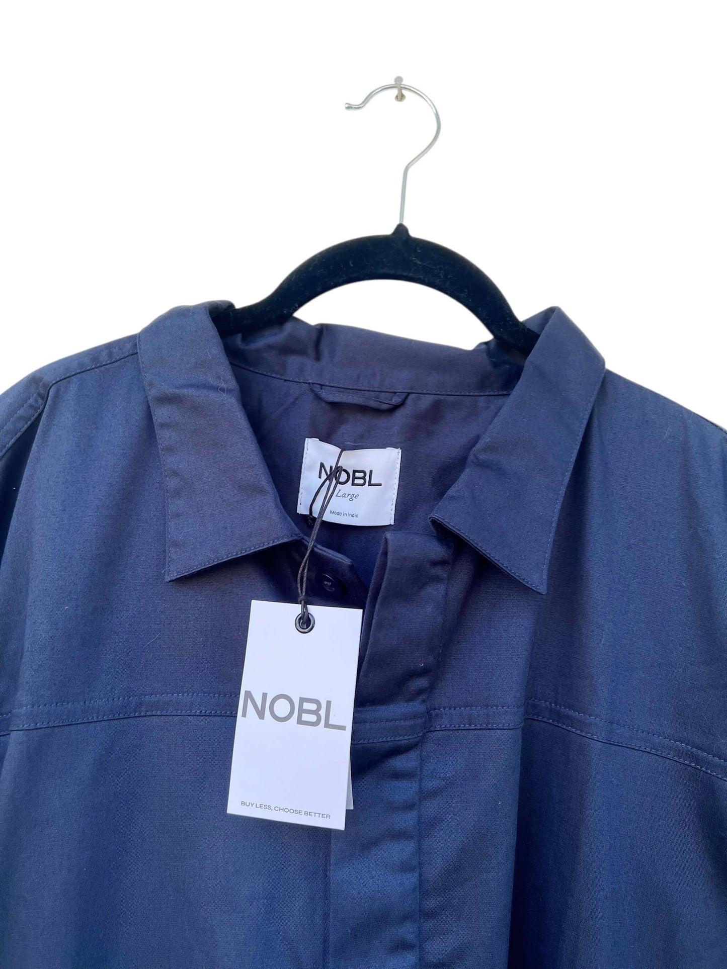 NOBL Long Line Coat, Sz L (New with Tags)