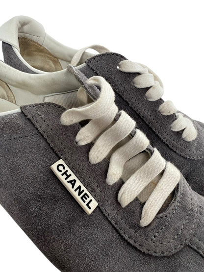 Chanel Suede Trainers, Sz 40