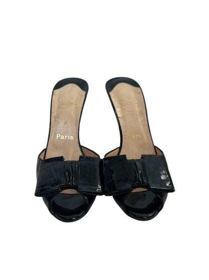 Christian Louboutin Patent Mules, Sz 38