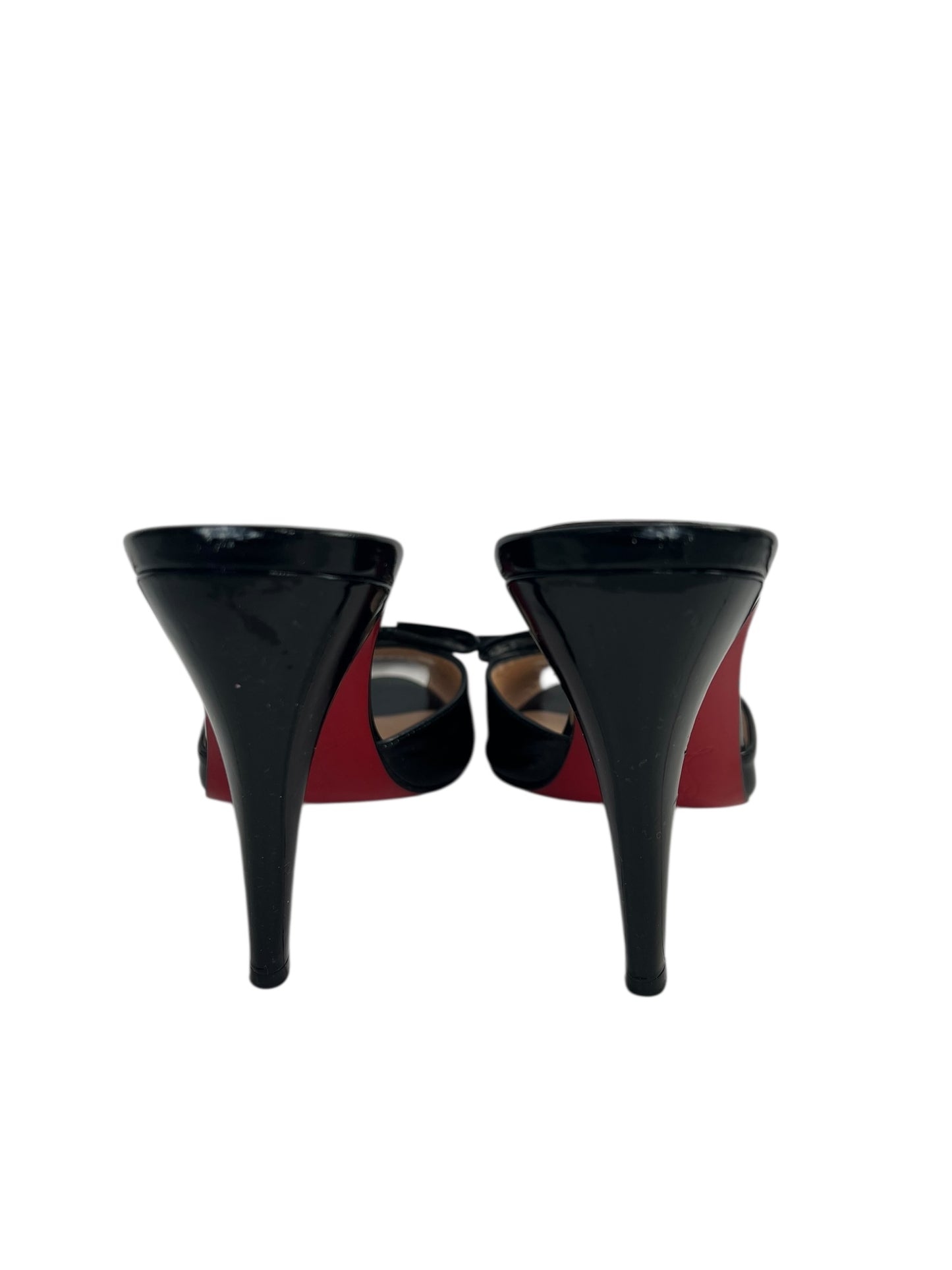 Christian Louboutin Patent Mules, Sz 38