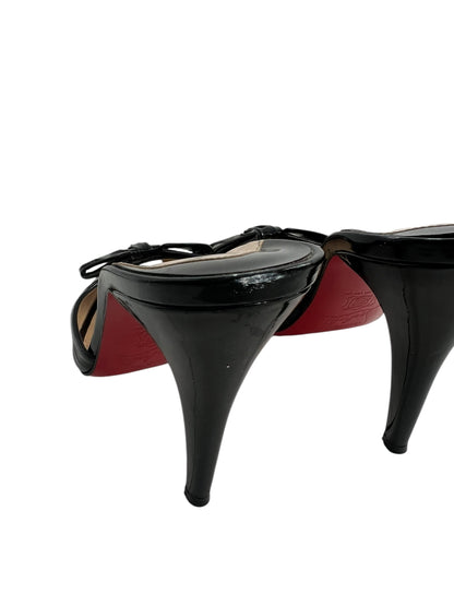 Christian Louboutin Patent Mules, Sz 38