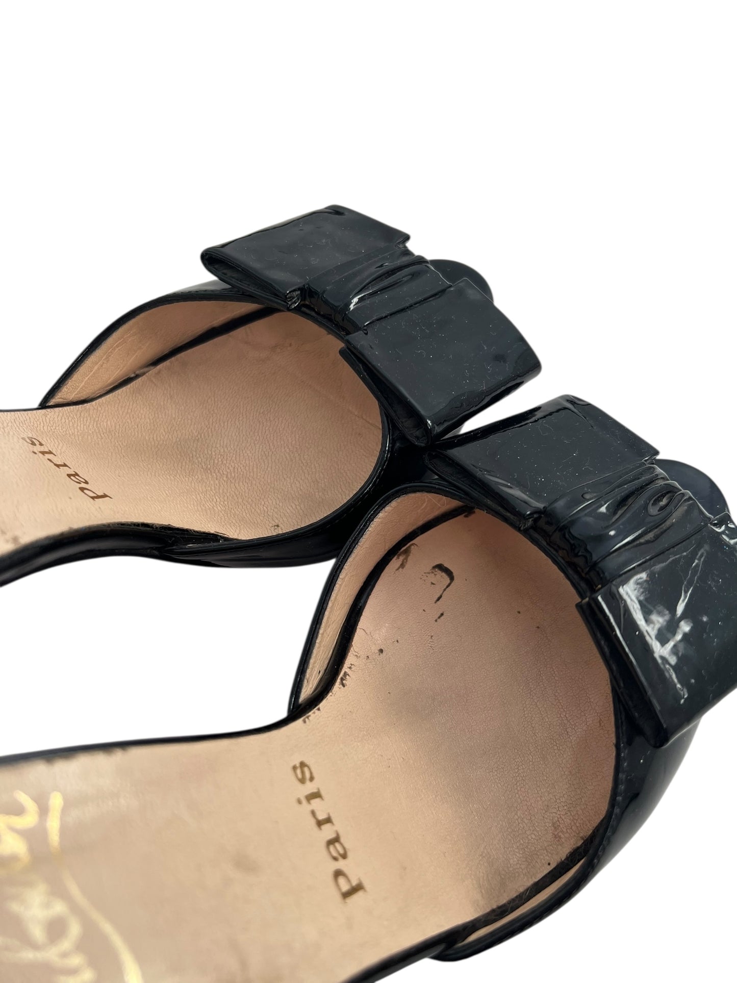 Christian Louboutin Patent Mules, Sz 38