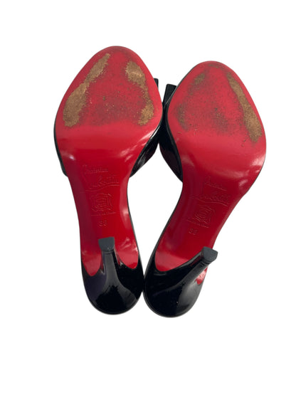 Christian Louboutin Patent Mules, Sz 38