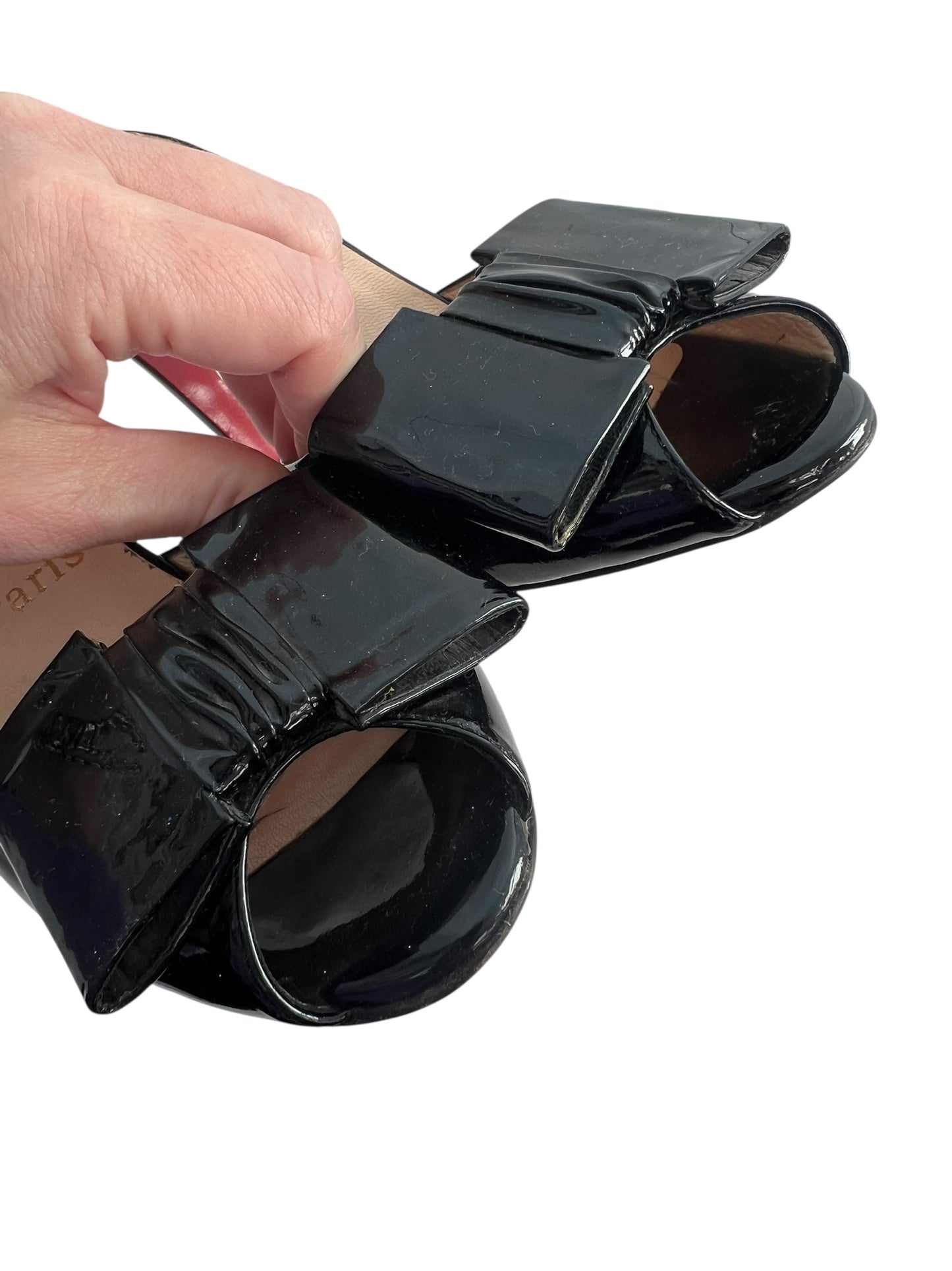 Christian Louboutin Patent Mules, Sz 38