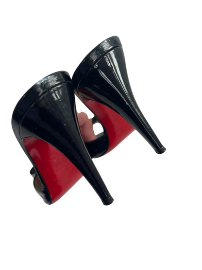 Christian Louboutin Patent Mules, Sz 38