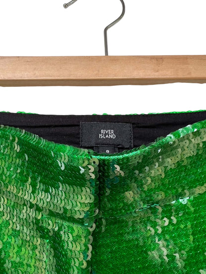 River Island Sequin Trousers, Sz 8