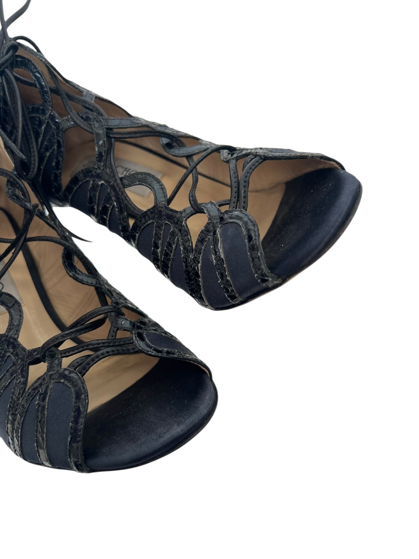 Jimmy Choo Tie Heels, Sz 36