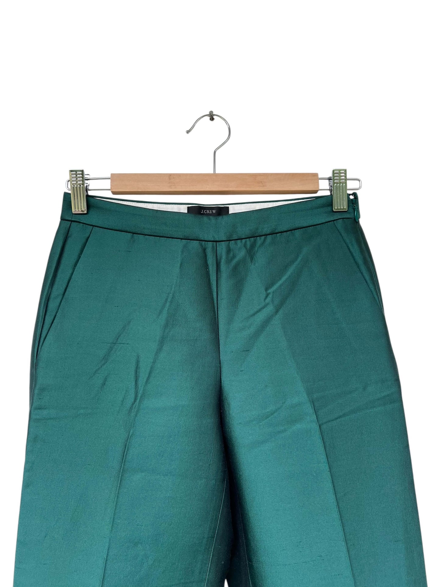 J. Crew Silk Blend Trousers, Sz US 00