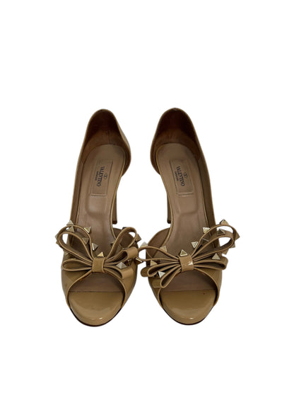 Valentino D'orsay Peeptoe Heels, Sz 37