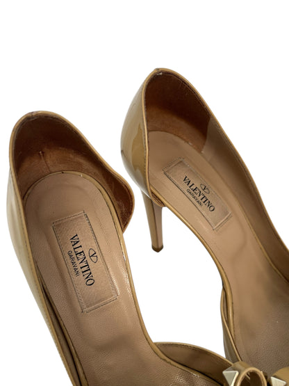 Valentino D'orsay Peeptoe Heels, Sz 37