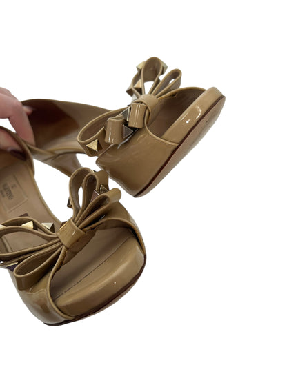 Valentino D'orsay Peeptoe Heels, Sz 37