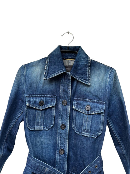 Saint Laurent Saharienne Jacket, Sz XS