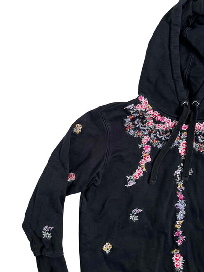 Giambattista Valli x H&M Embroidered Hoodie, Sz XS
