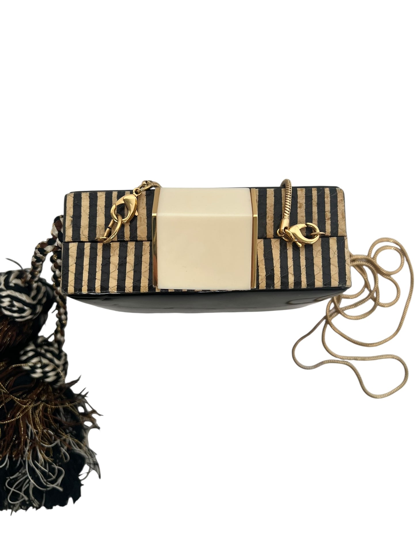 Tonya Hawkes Patent Box Bag