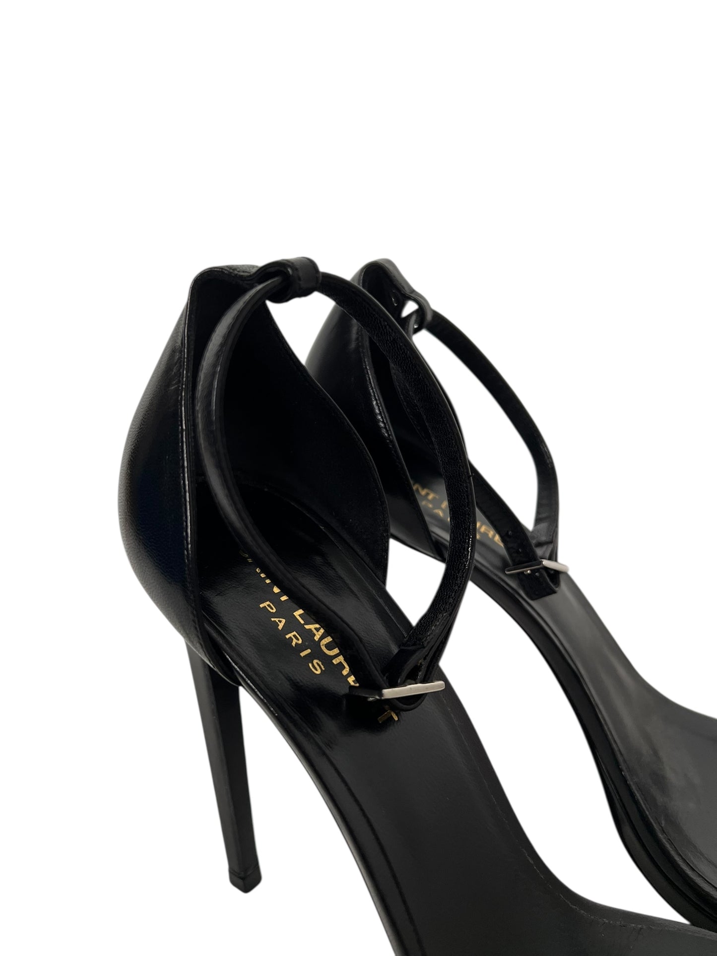 Saint Laurent Leather Heels, Sz 39.5