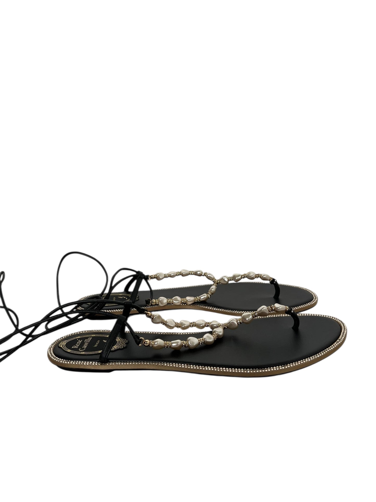 Rene Caovilla Pearl Sandals, Sz 41 (New in Box)