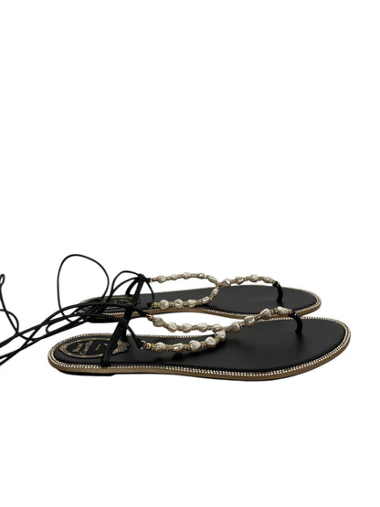 Rene Caovilla Pearl Sandals, Sz 41 (New in Box)