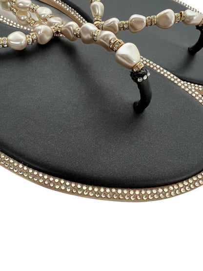 Rene Caovilla Pearl Sandals, Sz 41 (New in Box)