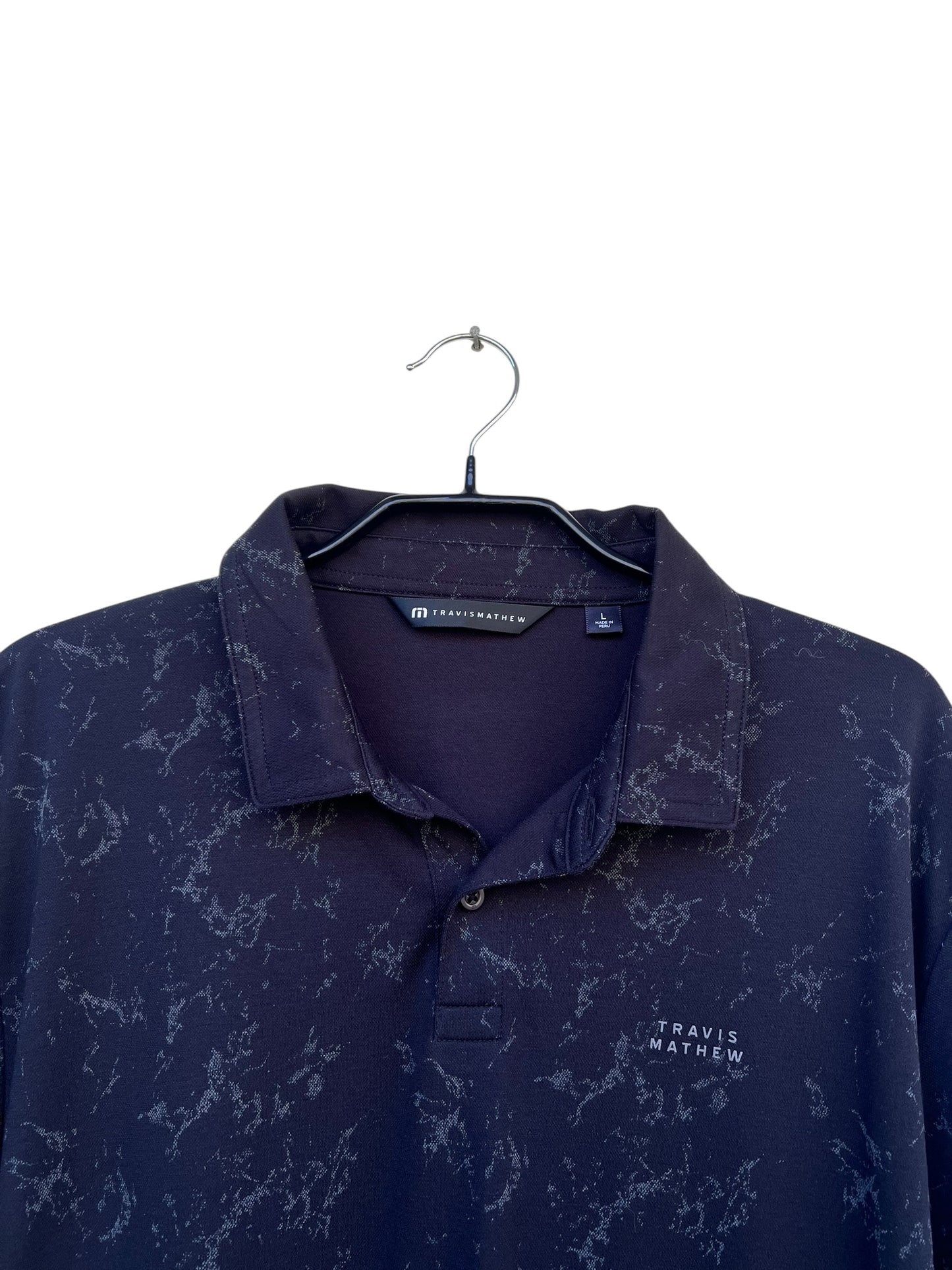 Travis Mathew Polo Shirt, Sz L