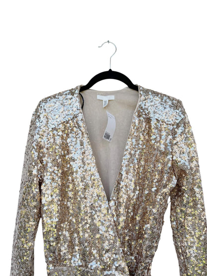H&M Sequin Wrap Dress, Sz XS (New with Tags)