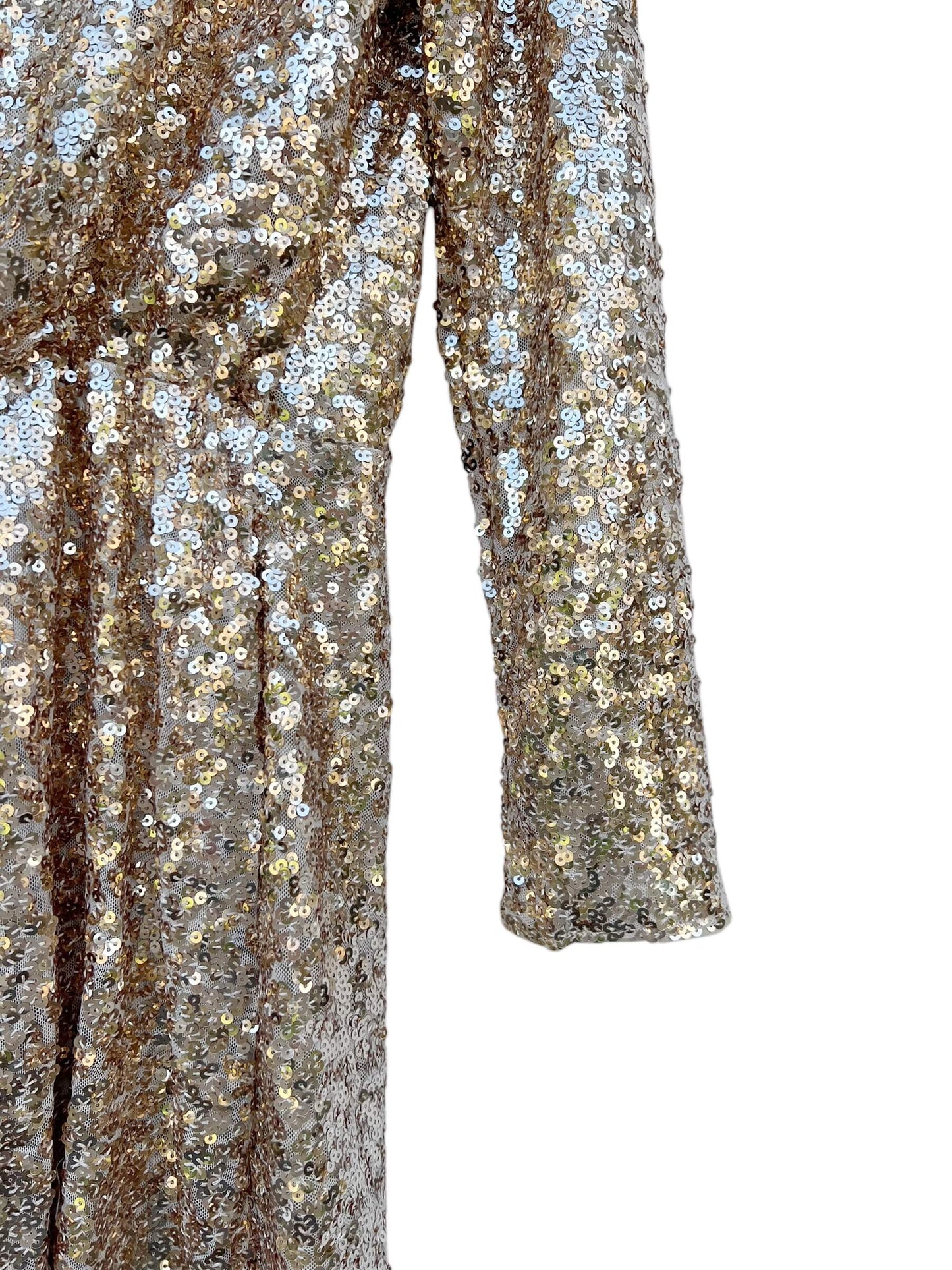 H&M Sequin Wrap Dress, Sz XS (New with Tags)