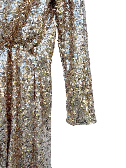 H&M Sequin Wrap Dress, Sz XS (New with Tags)