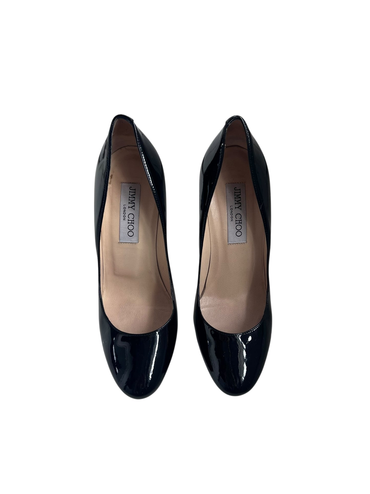 Jimmy Choo Patent Pumps, Sz 37
