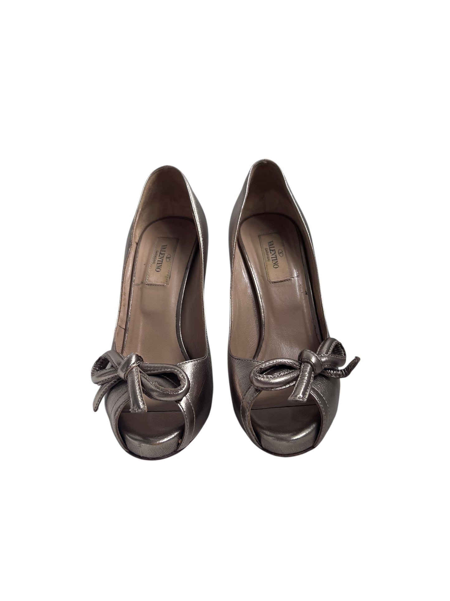 Valentino Peeptoe Pumps, Sz 36.5