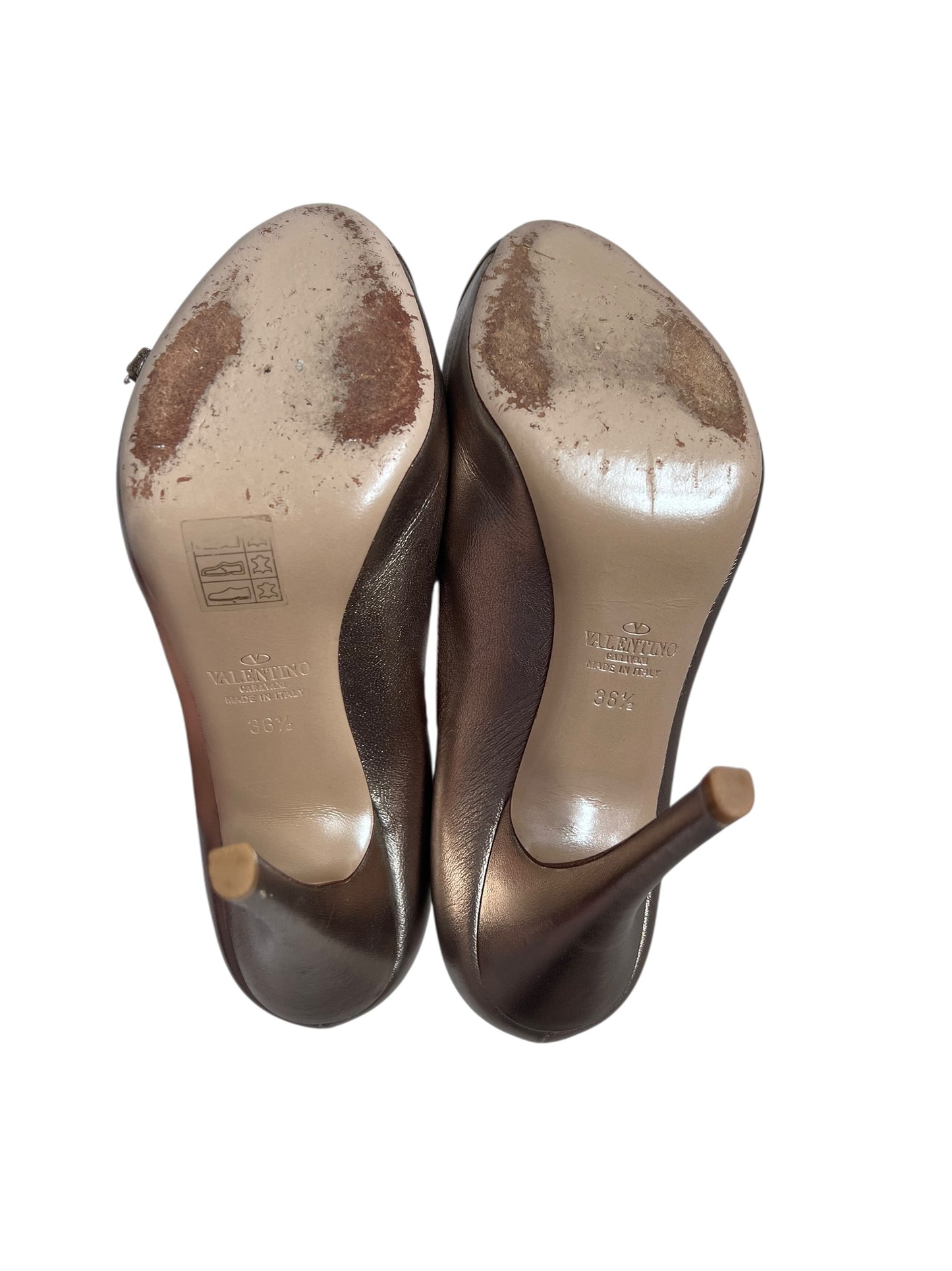 Valentino Peeptoe Pumps, Sz 36.5