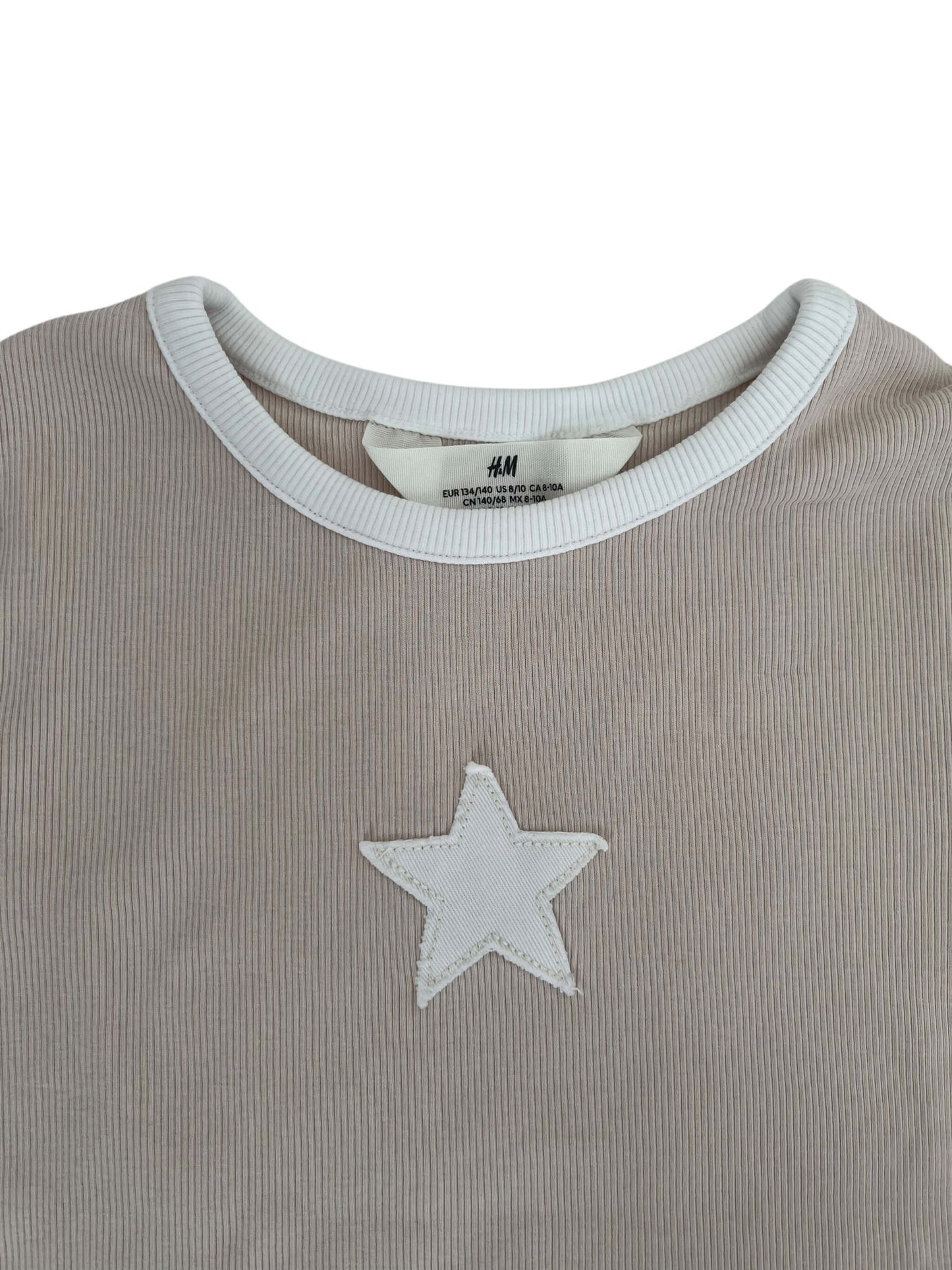 H&M Star T-shirt, Age 8-10