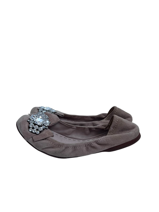Miu Miu Suede Flats, Sz 38