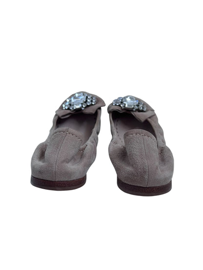 Miu Miu Suede Flats, Sz 38