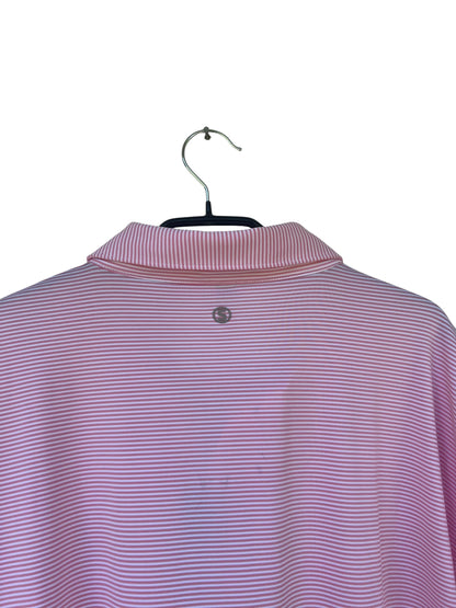 Stitch Striped Golf Polo, Sz L (New with Tags)